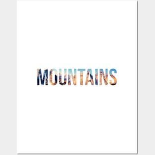 Mountains Posters and Art